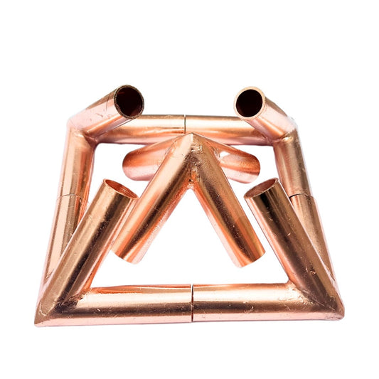 3/4 Inch 22Mm Premium Quality Copper Pyramid KIT USA 3/4 Inch (M Type) ( L TYPE) , Europe,Uk, Pyramid Meditation Connectors, Giza pyramid